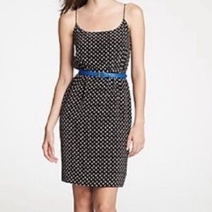 J Crew Black Polka Dot Dress